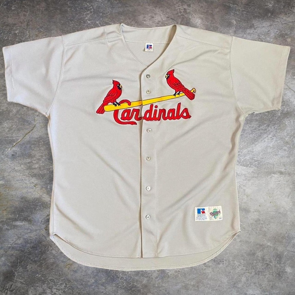 Vintage Russell Athletic St Louis Cardinals Jersey Men's 2X Diamond Collection